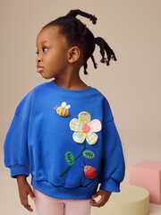 Толстовка для девочки Next E53-962, Синий