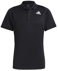 Поло теннисное Adidas Primegreen Freelift Polo - black/white