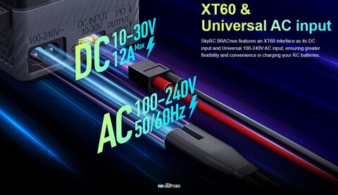 Зарядное устройство SkyRC B6AC neo 10А 200W(DC)/60W(AC) LiPo 6S