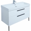 Aquanet 249922 Тумба Nova 100 2 ящ. (SLIM SYNERGY) цв.бел. глянец (249922)