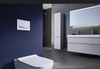 Шкафчик для раковины Geberit Smyle Square, с двумя выдвижными ящиками: B=118.4см, H=61.7см, T=47см, Белый / Высокоглянцевое покрытие