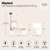 Подвесной светильник Maytoni Ring MOD013PL-04BS1