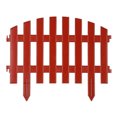 GRINDA Ар Деко 28х300 см, терракот, Декоративный забор (422203-T)