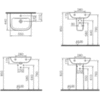 Раковина подвесная 55х44 см Vitra S20 5502B003-0001