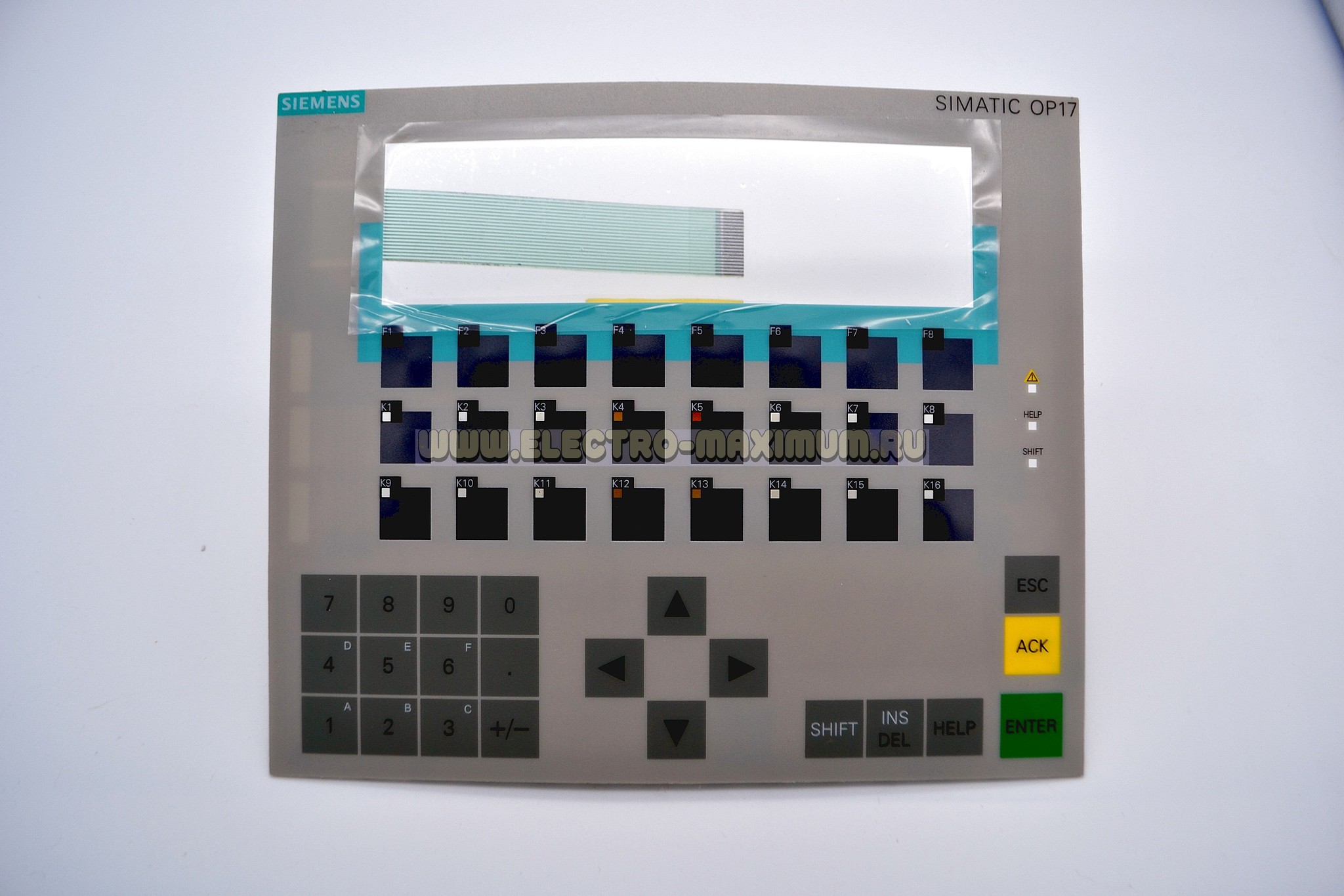 Мембранная клавиатура Siemens Simatic OP17 | Плёночная клавиатура ...
