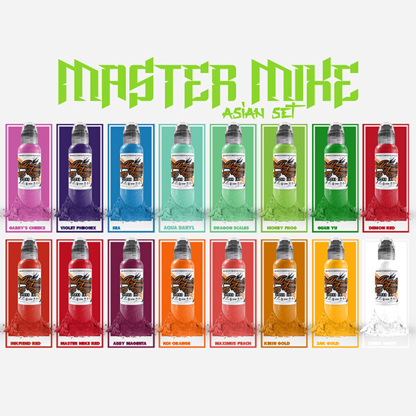 Master Mike Tattoo Ink Red | 1oz by World Famous