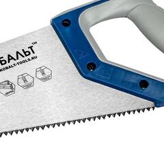 Ножовка по дереву КОБАЛЬТ 400 мм, шаг 5 мм / 5 TPI, закаленный зуб, 2D-заточка, быстрый рез, 2-х комп. рукоятка (792-940)