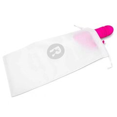 Розовый пульсирующий вибромассажер G-Spot Thrusting Rabbit - 24 см. - 