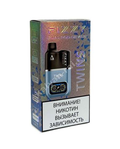 Устройство Fizzy Twins Dual POD 9000 затяжек - Голубой