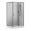 Aquanet 282011 Passion EVO 120R Душ. кабина Прямоугольник, 1200х800 Пр.угол BLACK Набор (282011)