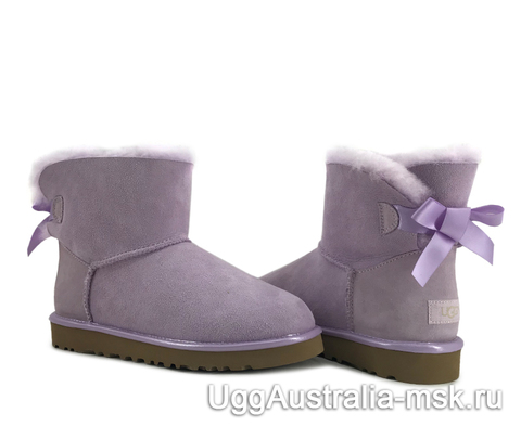 UGG Mini Bailey Bow II Metallic Purple