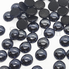 Купить оптом термоклеевой керамический полужемчуг сизо-черный Navy Black