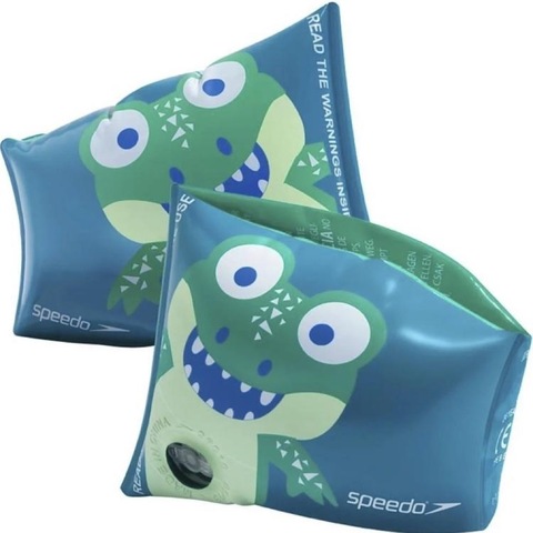 Нарукавники для плавания Speedo Armbands Croc Green/Blue (2-6 лет)