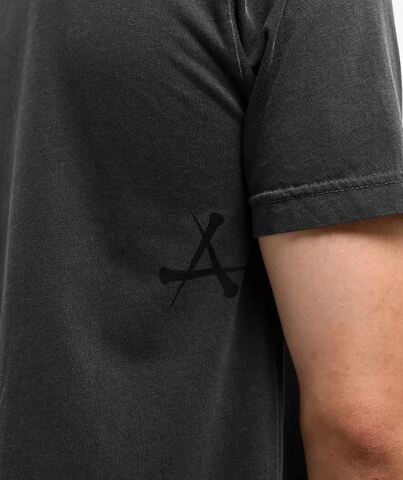 Affliction | Футболка мужская CROWS Tee VBPD A27227 принт сзади