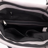 Сумка Саломея 185 мульти итальянский серо-черный