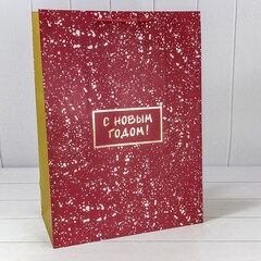 
          Пакет подарочный 40 х 55 х 20 см "Новый год" (Красный)