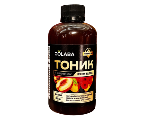 Напиток Тоник Без сахара со вкусом Персик - Малина 300мл