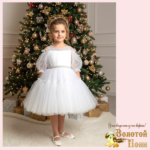 Платье нарядное на корсете (6-9) 251204-W2102