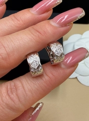 83412- Серьги СHANEL коллекция COCO Crush rose/white VGOLD