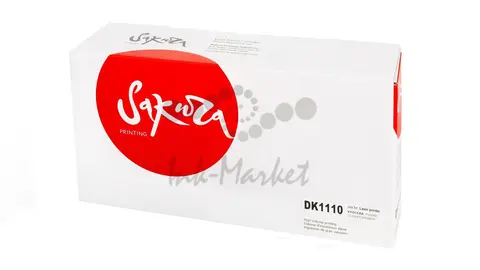 Фотобарабан Sakura DK1110 (302M293013) для Kyocera  FS1040/FS1060DN/FS1020MFP/FS1120MFP/FS1025MFP/FS1125MFP, черный, 100000 к.