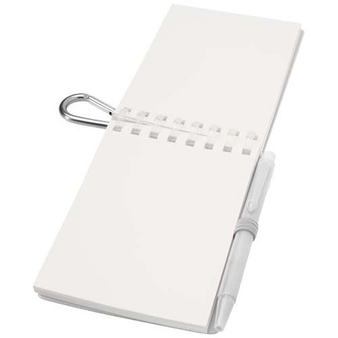 Lig Mini набор из блокнота в мягкой обложке из переработанного пластика и шариковой ручки (синие чернила)