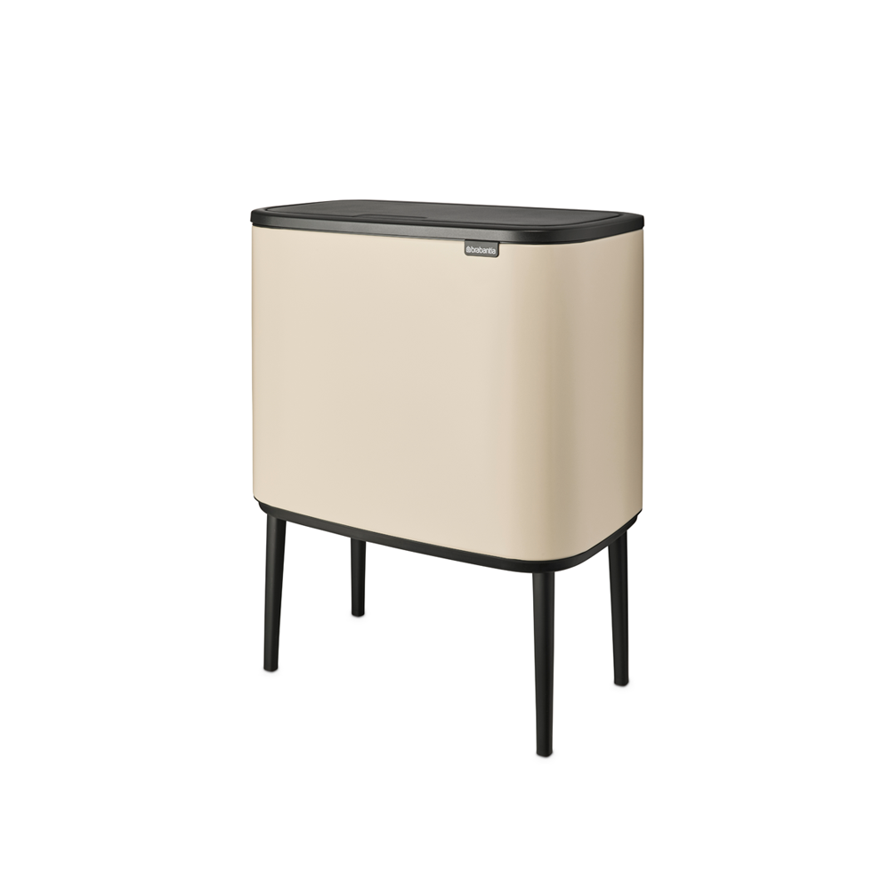 Мусорный бак Touch Bin Bo (11 л + 23 л), Бежевый БЕЗ НОЖЕК, арт. У201585 - фото 1