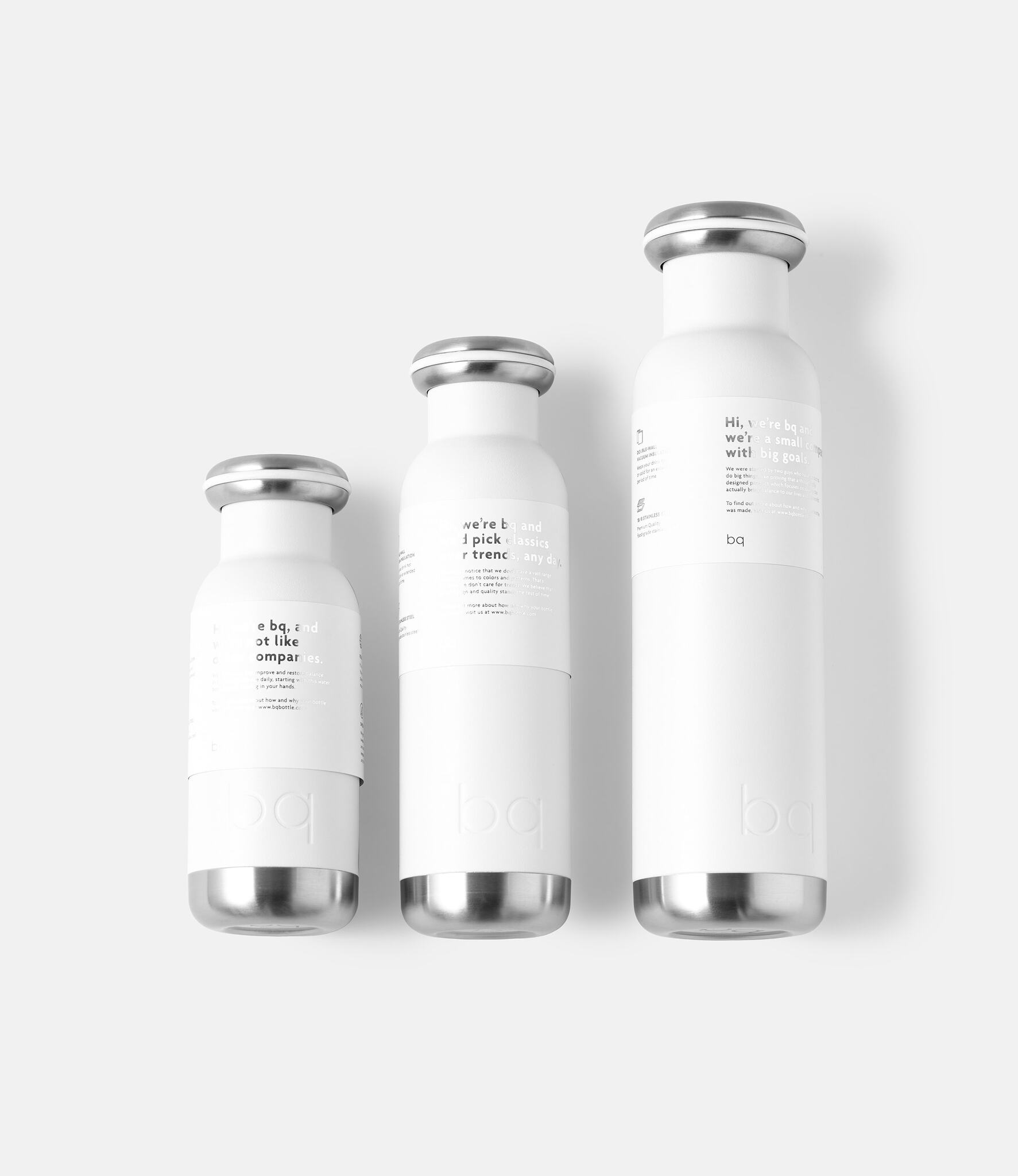 BQ Bottle White — стальная термобутылка 750 мл