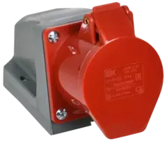 ИЭК Розетка стац. CCИ-115  3Р+РЕ+N 16А 380В IP44 ИЭК  PSR12-016-5