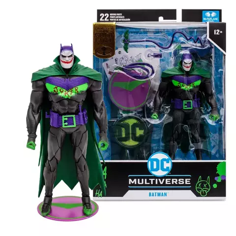 DC Мультивселенная фигурка Бэтмен Jokerized Gold Label