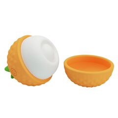 Оранжевый клиторальный стимулятор-ананас Pineapple Secret - 