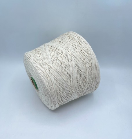 Бобинная пряжа (пр.Италия), art.Cotone, 350м/100 гр. 100%Хлопок, цвет-Светло-бежевый с серым оттенком , арт.34809