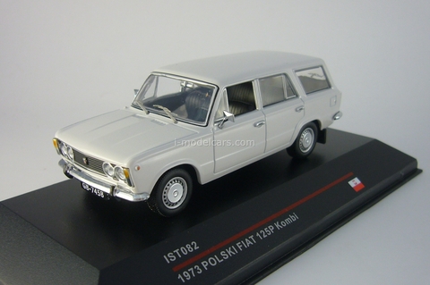 Polski Fiat 125P Kombi light grey 1975 IST082 IST Models 1:43