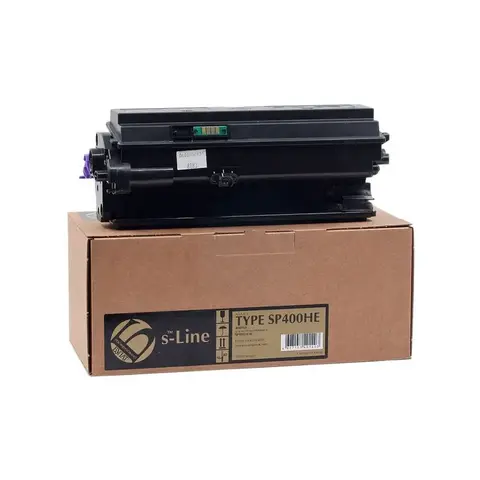 Тонер картридж БУЛАТ s-Line SP400HE (408060) для Ricoh Aficio SP 400 (Чёрный, 10000 стр.)