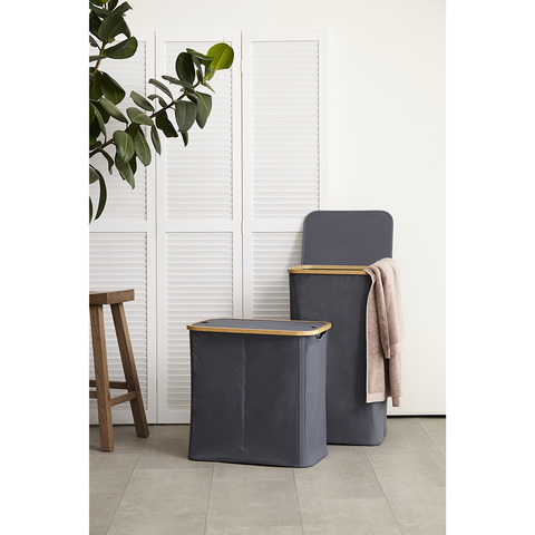 Корзина для белья 41х35х74см Smart Solutions Neat Tall серая