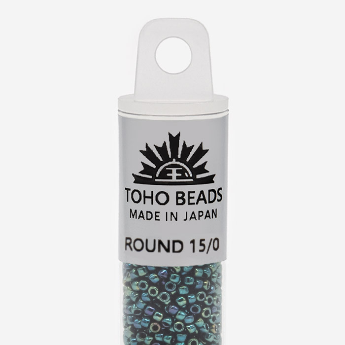 Японский бисер TOHO Round 15/0 (№506), металлизированный, непрозрачный глянцевый