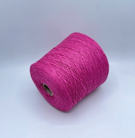 Бобинная пряжа (пр.Италия), art-Loose , 380м/100гр, 70%Хлопок 20%Полиамид 10%Кашемир , цвет-Розовый,арт.33406