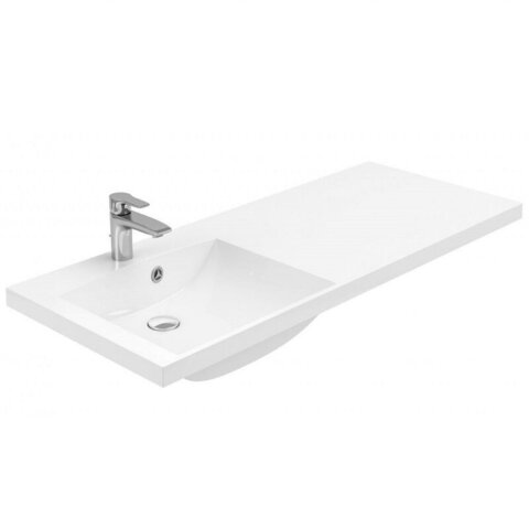Aquanet 239565 Компл.1 - Раковина-столешница Нота 120 NEW левая (239565)