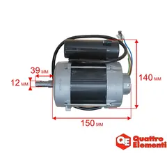 Двигатель эл. переменного тока QUATTRO ELEMENTI QE75/110D (915-267-058)