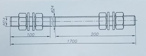 Тяга поперечная путевая ТП-24