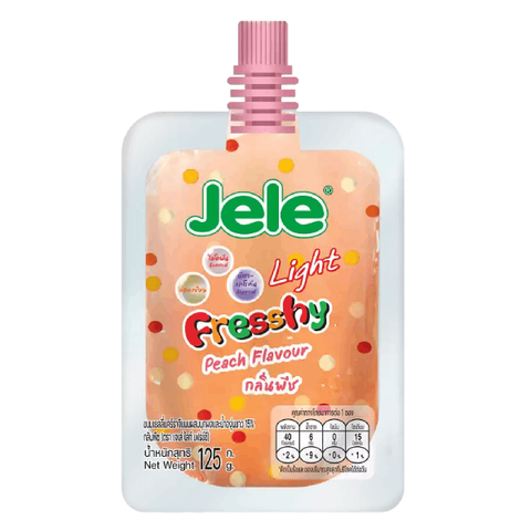 Желе фруктовое освежающее Персик Jele Light Fresshy Peach Flavour, 125 г
