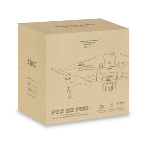 Квадрокоптер SJRC F22 S2 PRO+ OAS 2-AXIS 4K EIS 5G GPS SJ-F22-S2-PRO-PLUS COMBO