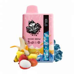 Одноразовая электронная сигарета Husky Airmax 2.0 - Miami Snow (15000 затяжек)