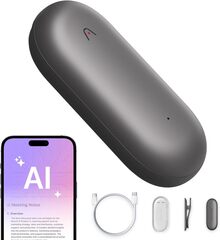 Цифровой диктофон Plaud NotePin с поддержкой ChatGPT, Серый | Cosmic Gray