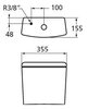 Ideal Standard T421701 СНЯТ IS     T421701 Active Бачок для унитаза, боковая подводка, двойной смыв 3/6 л