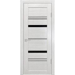 Купить Межкомнатная дверь экошпон Legend ЛУ-01 белёный дуб остеклённая