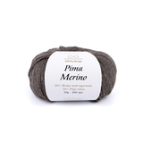 Пряжа Infinity Pima Merino 2658 коричневый меланж