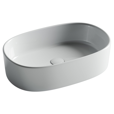 Ceramica Nova CN6075 Раковина накладная овальная 561*359*149, без перелива, цвет белый