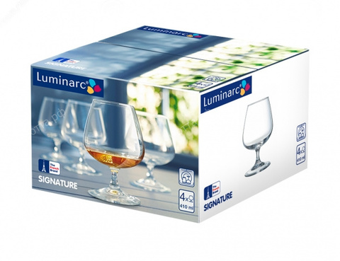 Набор бокалов для коньяка Luminarc Сигнатюр 410 мл (4 шт) - купить 2