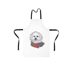 Фартук "Бишон любит тебя больше себя"