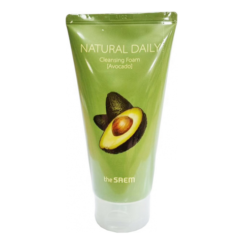 The Saem Natural Daily Cleansing Foam Avocado Пенка для умыванияс экстрактом авокадо